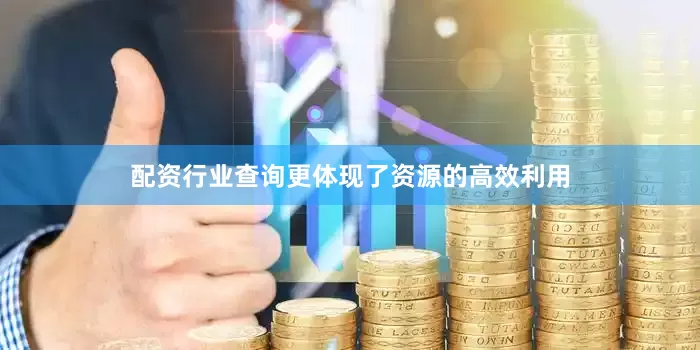 配资行业查询更体现了资源的高效利用