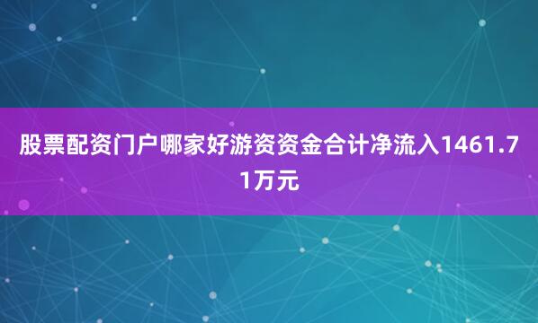 股票配资门户哪家好游资资金合计净流入1461.71万元